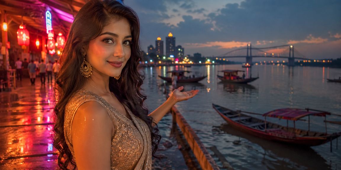 ময়মনসিংহের নিওন আলোয় হাই রোলার ক্যাসিনো বিনোদনের দৃশ্য